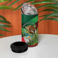 Mexico Independence Day 2025 4 in 1 Can Cooler Tumbler 215th Anniversary Estados Unidos Mexicanos - Wonder Print Shop