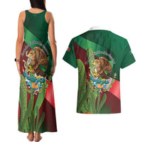 Mexico Independence Day 2025 Couples Matching Tank Maxi Dress and Hawaiian Shirt 215th Anniversary Estados Unidos Mexicanos - Wonder Print Shop