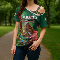 Mexico Independence Day 2025 Cross Shoulder Shirt 215th Anniversary Estados Unidos Mexicanos - Wonder Print Shop