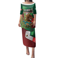 Mexico Independence Day 2025 Family Matching Puletasi and Hawaiian Shirt 215th Anniversary Estados Unidos Mexicanos - Wonder Print Shop