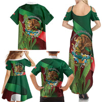 Mexico Independence Day 2025 Family Matching Summer Maxi Dress and Hawaiian Shirt 215th Anniversary Estados Unidos Mexicanos - Wonder Print Shop