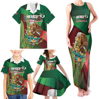 Mexico Independence Day 2025 Family Matching Tank Maxi Dress and Hawaiian Shirt 215th Anniversary Estados Unidos Mexicanos - Wonder Print Shop