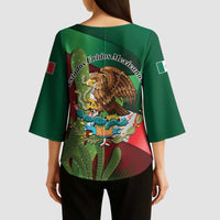Mexico Independence Day 2025 Kimono Sleeve Blouse 215th Anniversary Estados Unidos Mexicanos - Wonder Print Shop