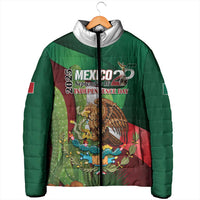 Mexico Independence Day 2025 Padded Jacket 215th Anniversary Estados Unidos Mexicanos - Wonder Print Shop