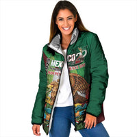 Mexico Independence Day 2025 Padded Jacket 215th Anniversary Estados Unidos Mexicanos - Wonder Print Shop