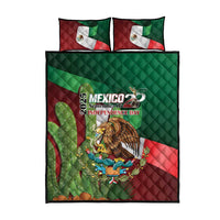 Mexico Independence Day 2025 Quilt Bed Set 215th Anniversary Estados Unidos Mexicanos - Wonder Print Shop