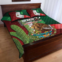 Mexico Independence Day 2025 Quilt Bed Set 215th Anniversary Estados Unidos Mexicanos - Wonder Print Shop