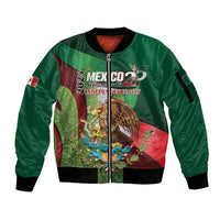 Mexico Independence Day 2025 Sleeve Zip Bomber Jacket 215th Anniversary Estados Unidos Mexicanos - Wonder Print Shop