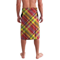 Dominica Creole Day Lavalava Madras Pattern Zipper Stylized - Wonder Print Shop