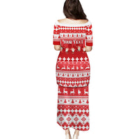 Custom Switzerland Christmas Puletasi Merry Christmas Funny Santa Claus - Wonder Print Shop