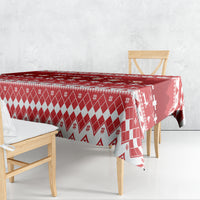 Custom Switzerland Christmas Tablecloth Merry Christmas Funny Santa Claus - Wonder Print Shop