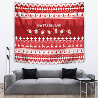 Custom Switzerland Christmas Tapestry Merry Christmas Funny Santa Claus - Wonder Print Shop
