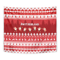 Custom Switzerland Christmas Tapestry Merry Christmas Funny Santa Claus - Wonder Print Shop