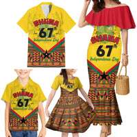 Ghana Independence Day Family Matching Mermaid Dress and Hawaiian Shirt Freedom and Justice African Pattern - Wonder Print Shop