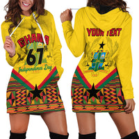 Ghana Independence Day Hoodie Dress Freedom and Justice African Pattern - Wonder Print Shop