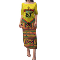 Ghana Independence Day Puletasi Freedom and Justice African Pattern - Wonder Print Shop