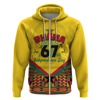 Ghana Independence Day Zip Hoodie Freedom and Justice African Pattern - Wonder Print Shop