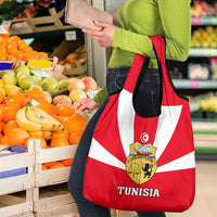 Tunisia Independence Day Grocery Bag Coat Of Arms Flag Style