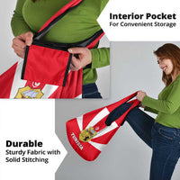 Tunisia Independence Day Grocery Bag Coat Of Arms Flag Style