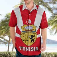 Tunisia Independence Day Hawaiian Shirt Coat Of Arms Flag Style - Wonder Print Shop
