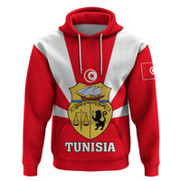 Tunisia Independence Day Hoodie Coat Of Arms Flag Style - Wonder Print Shop