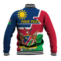 Namibia Independence Day Baseball Jacket Coat Of Arms Unique Style - Wonder Print Shop