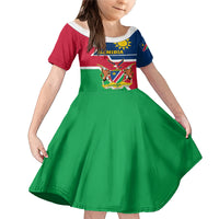 Namibia Independence Day Family Matching Mermaid Dress and Hawaiian Shirt Coat Of Arms Unique Style - Wonder Print Shop