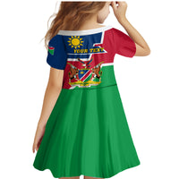 Namibia Independence Day Family Matching Mermaid Dress and Hawaiian Shirt Coat Of Arms Unique Style - Wonder Print Shop