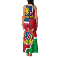 Namibia Independence Day Family Matching Tank Maxi Dress and Hawaiian Shirt Coat Of Arms Unique Style - Wonder Print Shop