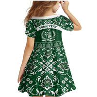 Pakistan Day Family Matching Mermaid Dress and Hawaiian Shirt Coat Of Arms Mix Islamic Pattern - Wonder Print Shop
