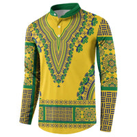 Grenadines Dashiki Button Sweatshirt Proud To Be Grenadines