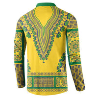 Grenadines Dashiki Button Sweatshirt Proud To Be Grenadines