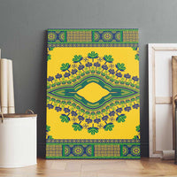 Grenadines Dashiki Canvas Wall Art Proud To Be Grenadines