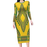 Grenadines Dashiki Family Matching Long Sleeve Bodycon Dress and Hawaiian Shirt Proud To Be Grenadines