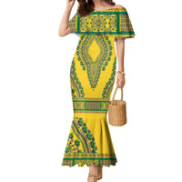 Grenadines Dashiki Family Matching Mermaid Dress and Hawaiian Shirt Proud To Be Grenadines
