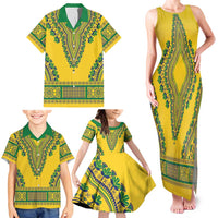 Grenadines Dashiki Family Matching Tank Maxi Dress and Hawaiian Shirt Proud To Be Grenadines