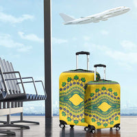 Grenadines Dashiki Luggage Cover Proud To Be Grenadines