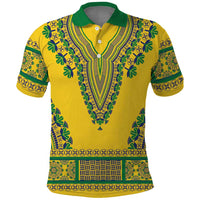 Grenadines Dashiki Polo Shirt Proud To Be Grenadines