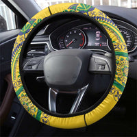 Grenadines Dashiki Steering Wheel Cover Proud To Be Grenadines - Wonder Print Shop