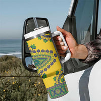 Grenadines Dashiki Tumbler With Handle Proud To Be Grenadines - Wonder Print Shop