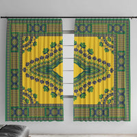 Grenadines Dashiki Window Curtain Proud To Be Grenadines - Wonder Print Shop