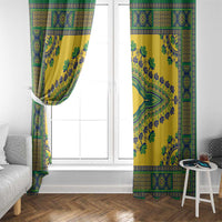 Grenadines Dashiki Window Curtain Proud To Be Grenadines - Wonder Print Shop