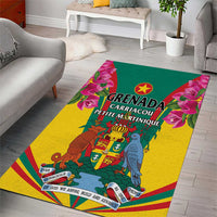 Carriacou and Petite Martinique Area Rug Bougainvillea Flowers