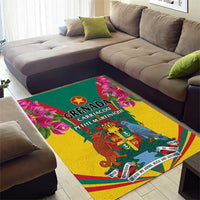 Carriacou and Petite Martinique Area Rug Bougainvillea Flowers