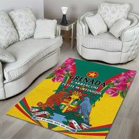 Carriacou and Petite Martinique Area Rug Bougainvillea Flowers