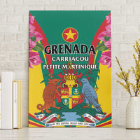 Carriacou and Petite Martinique Canvas Wall Art Bougainvillea Flowers