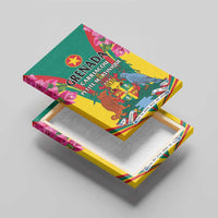 Carriacou and Petite Martinique Canvas Wall Art Bougainvillea Flowers