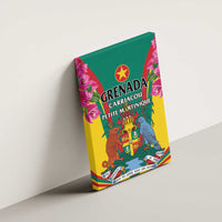 Carriacou and Petite Martinique Canvas Wall Art Bougainvillea Flowers