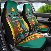 Carriacou and Petite Martinique Car Seat Cover Bougainvillea Flowers