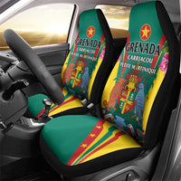 Carriacou and Petite Martinique Car Seat Cover Bougainvillea Flowers